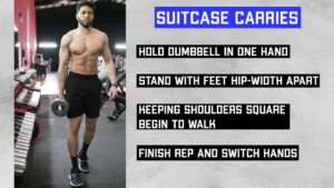suitcase carries hold dumbbell in one hand