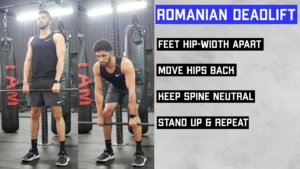 full body routine - romanian deadlift